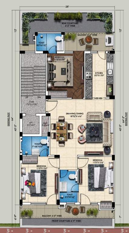  premium floors 210 yd Premium Floors 210 Yd Cluster Plan For Typical Floor Plan