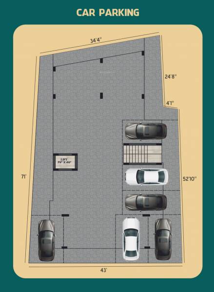  vanam Vanam Cluster Plan for ground Floor