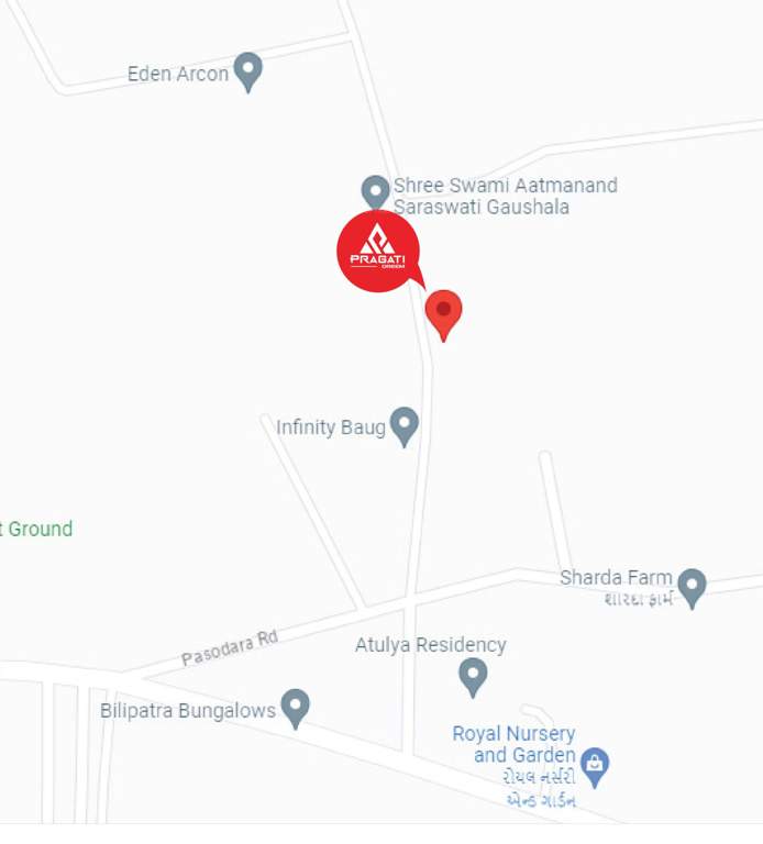  pragati dreams Location Plan