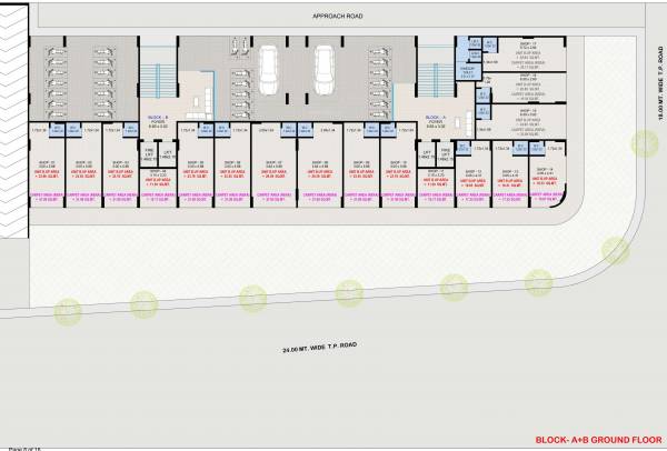  sureel A + B Cluster Plan For Ground Floor 