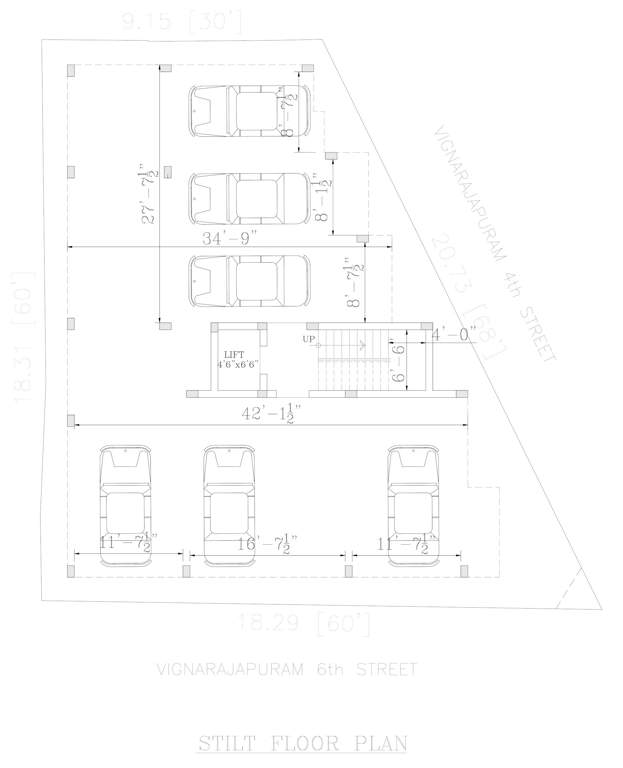  thirumalai flats Thirumalai Flats Stilt Floor Cluster Plan