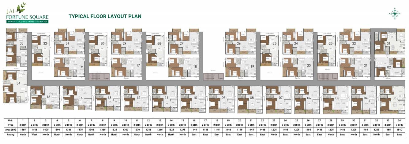  fortune square Fortune Square Cluster Plan for Typical Floor