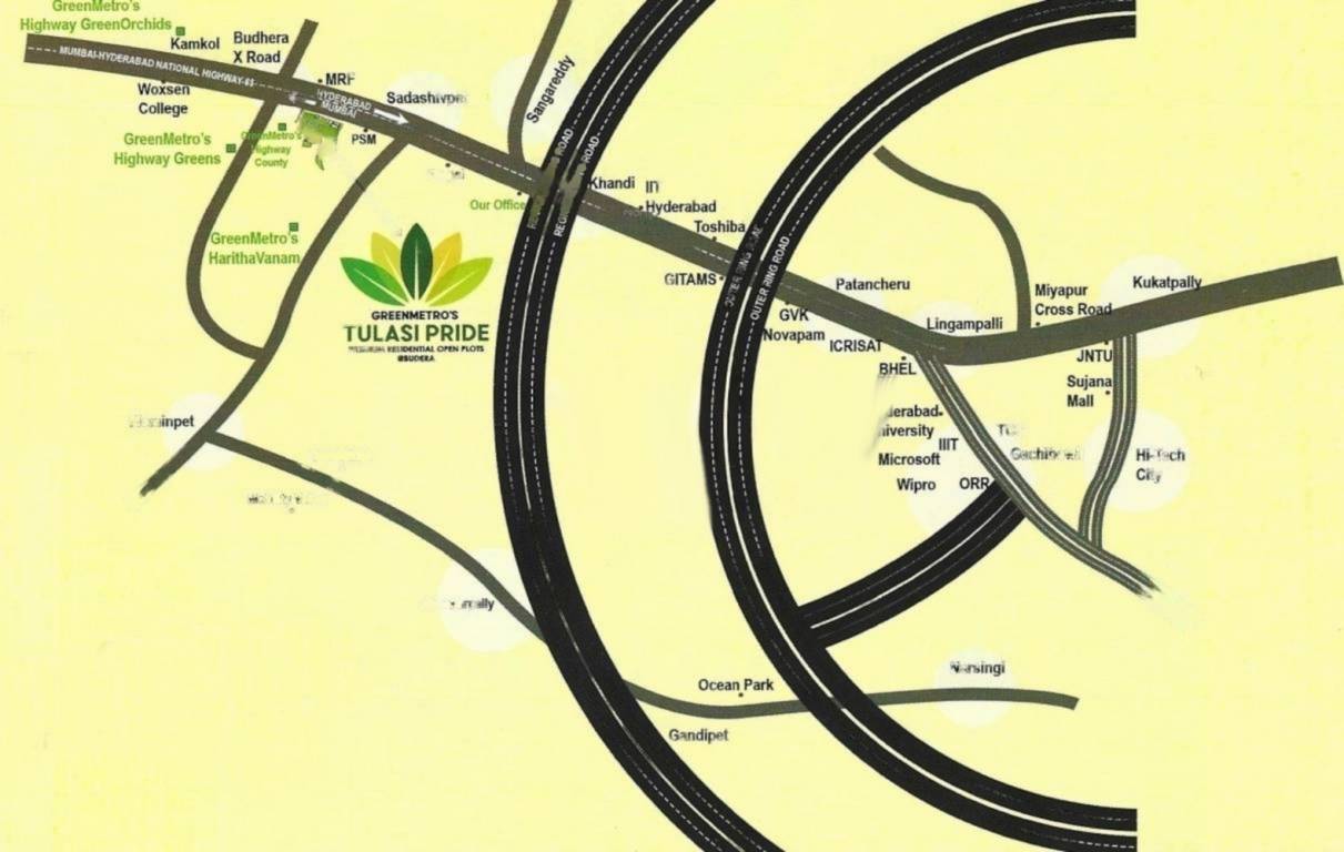  tulasi pride Location Plan