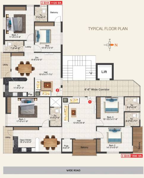  shubakaram Vasavi Shubakaram Typical Cluster Plan