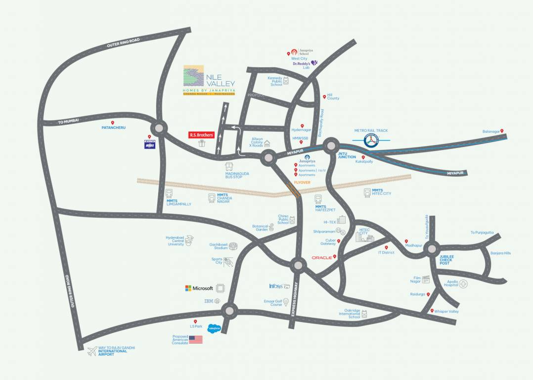 nile valley project block 8a Location Plan