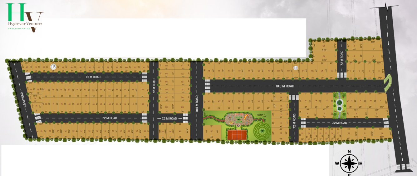  mamallan satellite town Layout Plan