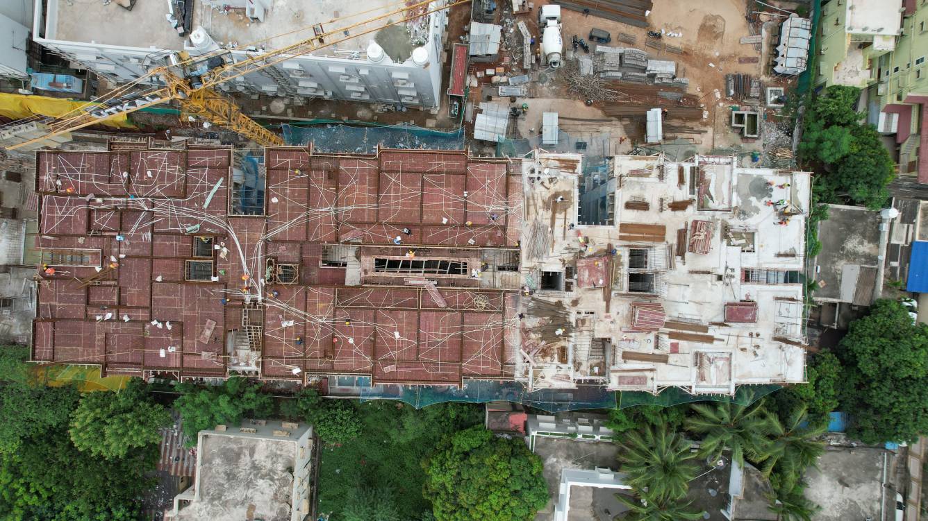  isquare Block B Construction Status July 24