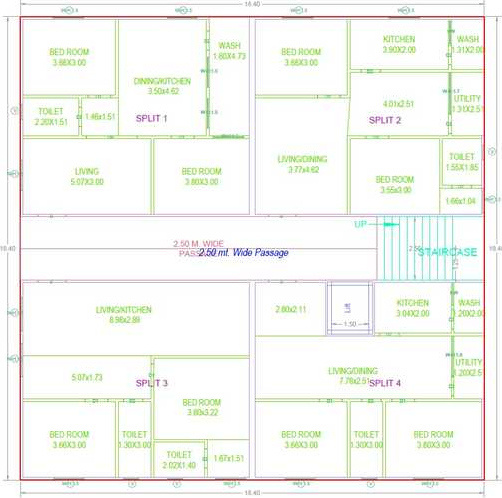  venkatadri residency Venkatadri Residency Cluster Plan For Typical Floor Plan
