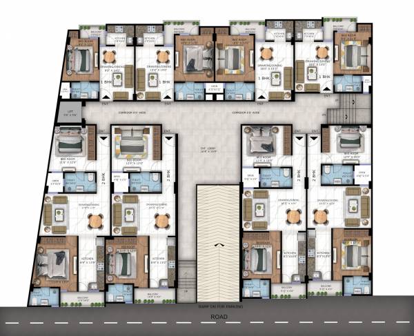 DM homes Typical Floor Cluster Plan dm-homes DM homes Typical Floor Cluster Plan