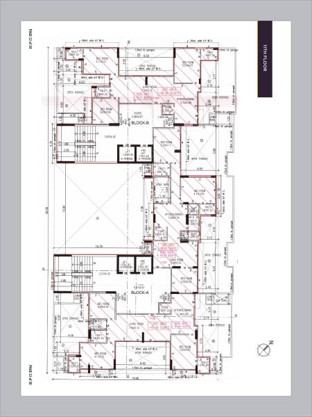  pravesh Block A  And Block B Cluster Plan for 11th Floor