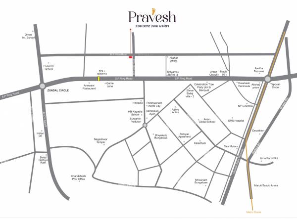  pravesh Location Plan