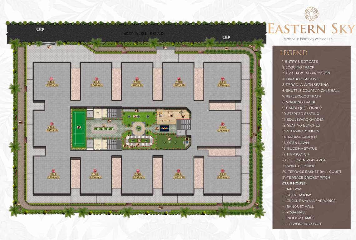  eastern sky Layout Plan