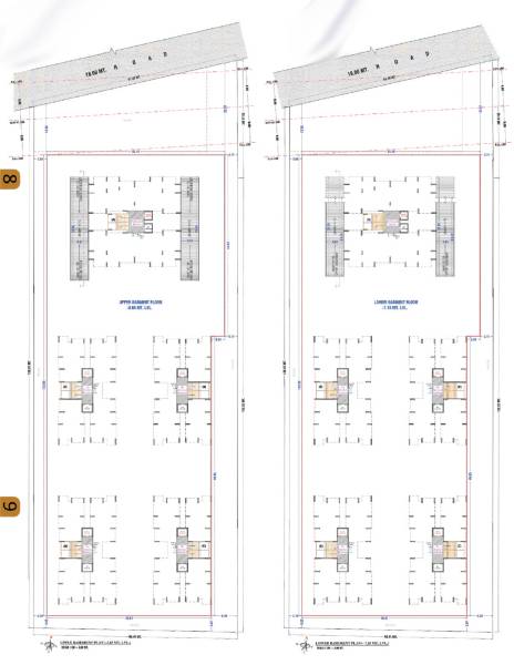  meera-pearl Block A To E Cluster Plan for Upper And Lower Basement