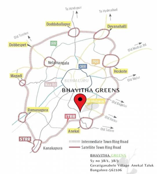  bhavitha-greens Location Plan