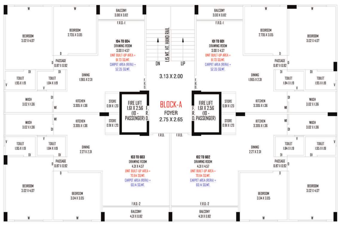  agastya living Agastya Living Cluster Plan From 1st To 7th Floor