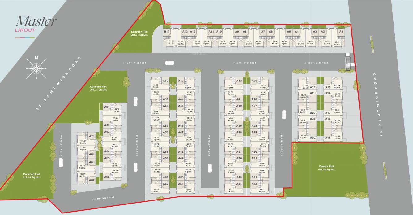  vraj vihar tenament Master Plan