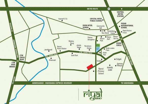  riyal-residency Location Plan