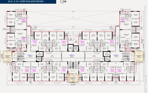  the-cluster Block  A To C Cluster Plan For 5th And 7th Floor 