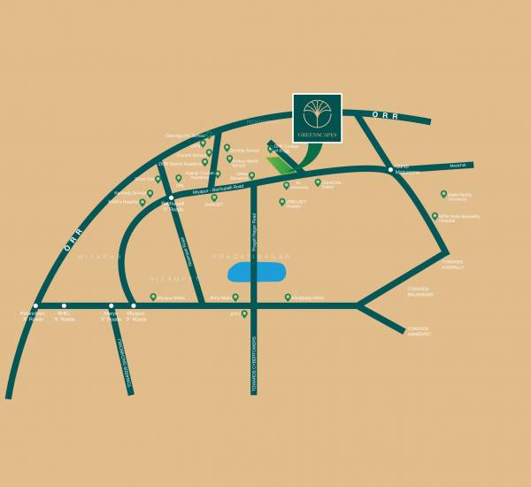  green-scapes Location Plan