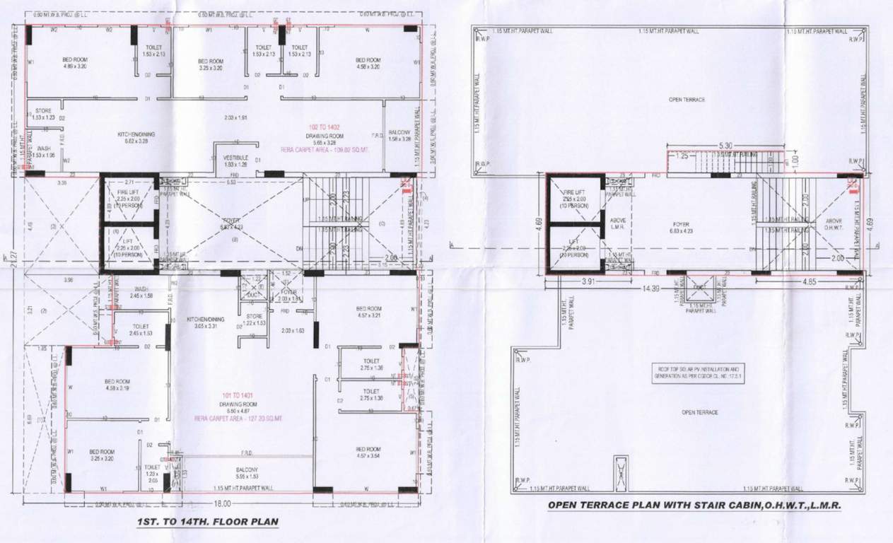  arena Arena Cluster Plan from 2nd to 14th Amd terrace Floor