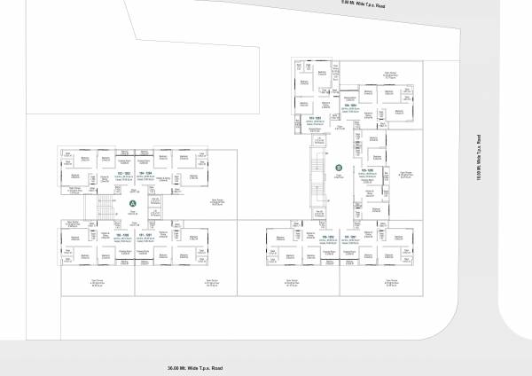  pride Block A And B Cluster Plan for 1st Floor