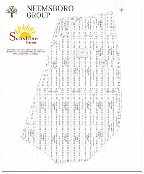  sunshine-farms-phase-1 Layout Plan