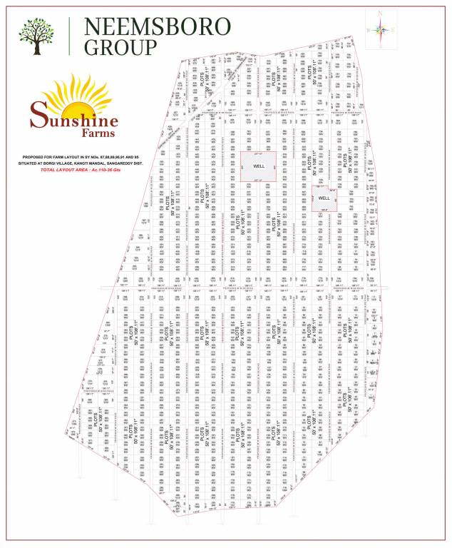  sunshine farms phase 1 Layout Plan