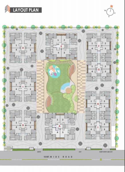 Layout Plan sun-sarvam Layout Plan