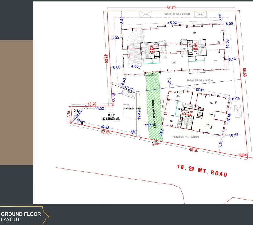  the grand malabar A, B, C Ground Cluster Plan