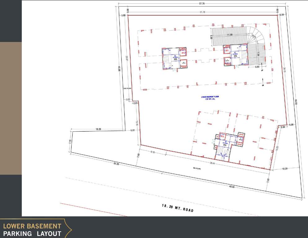  the grand malabar A, B, C Lower Basement Cluster Plan