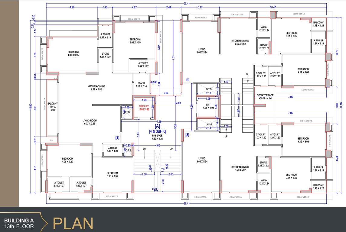  the grand malabar A Cluster Plan For 13th Floor