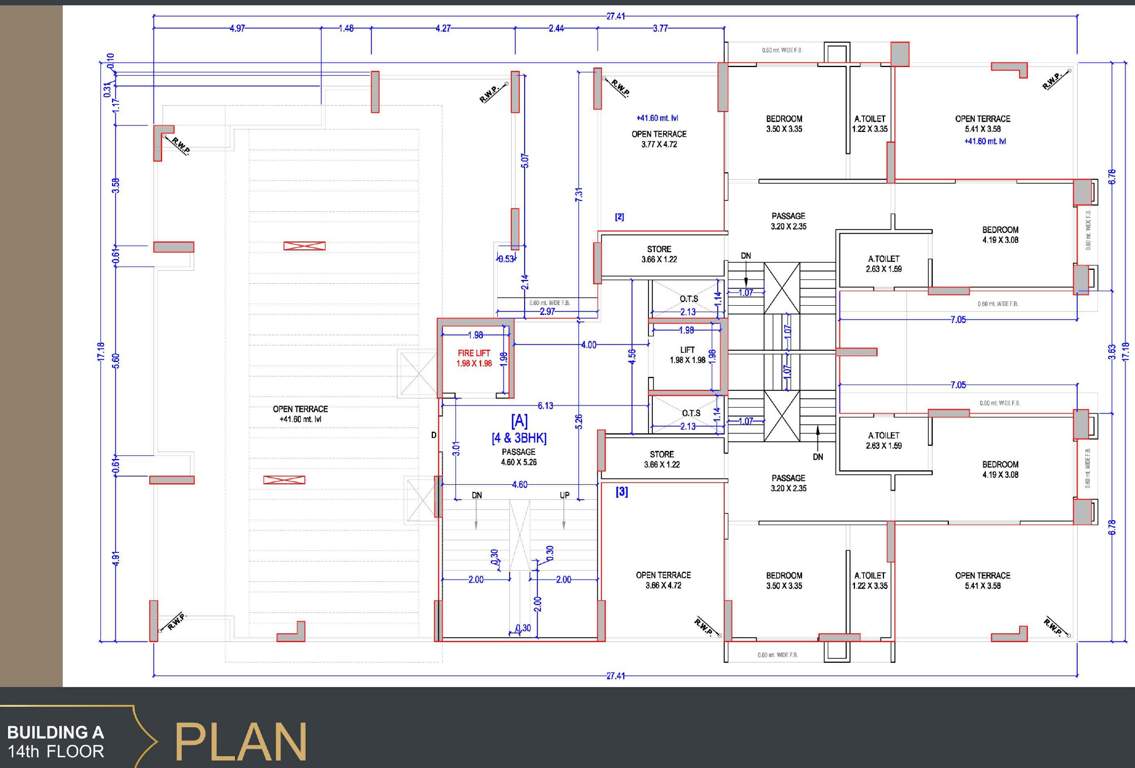  the grand malabar A Cluster Plan For 14th Floor
