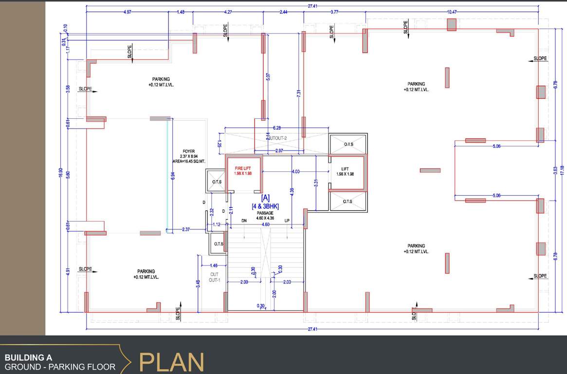  the grand malabar A Ground Cluster Plan