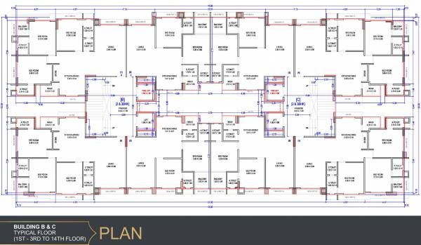 B & C Typical Cluster Plan the-grand-malabar B & C Typical Cluster Plan