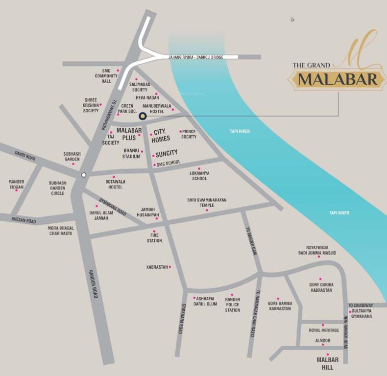  the grand malabar Location Plan