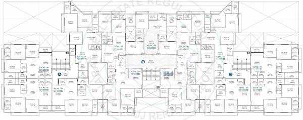  ralsi-130 Block A,B,C Cluster Plan For 1st Floor