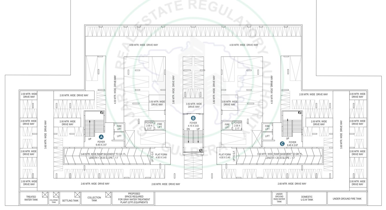  ralsi 130 Block A,B,C Cluster Plan For Basement