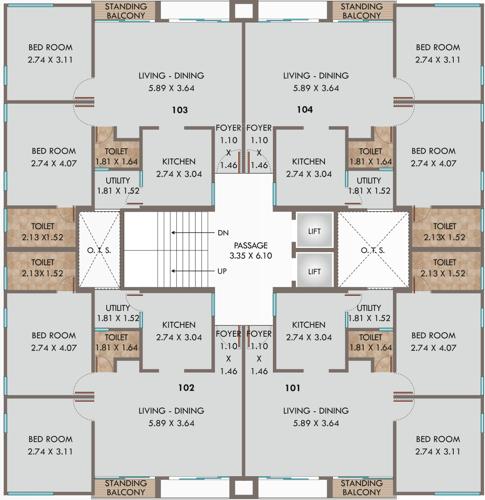  tawhid-heights Tawhid Heights Cluster Plan For 1st Floor