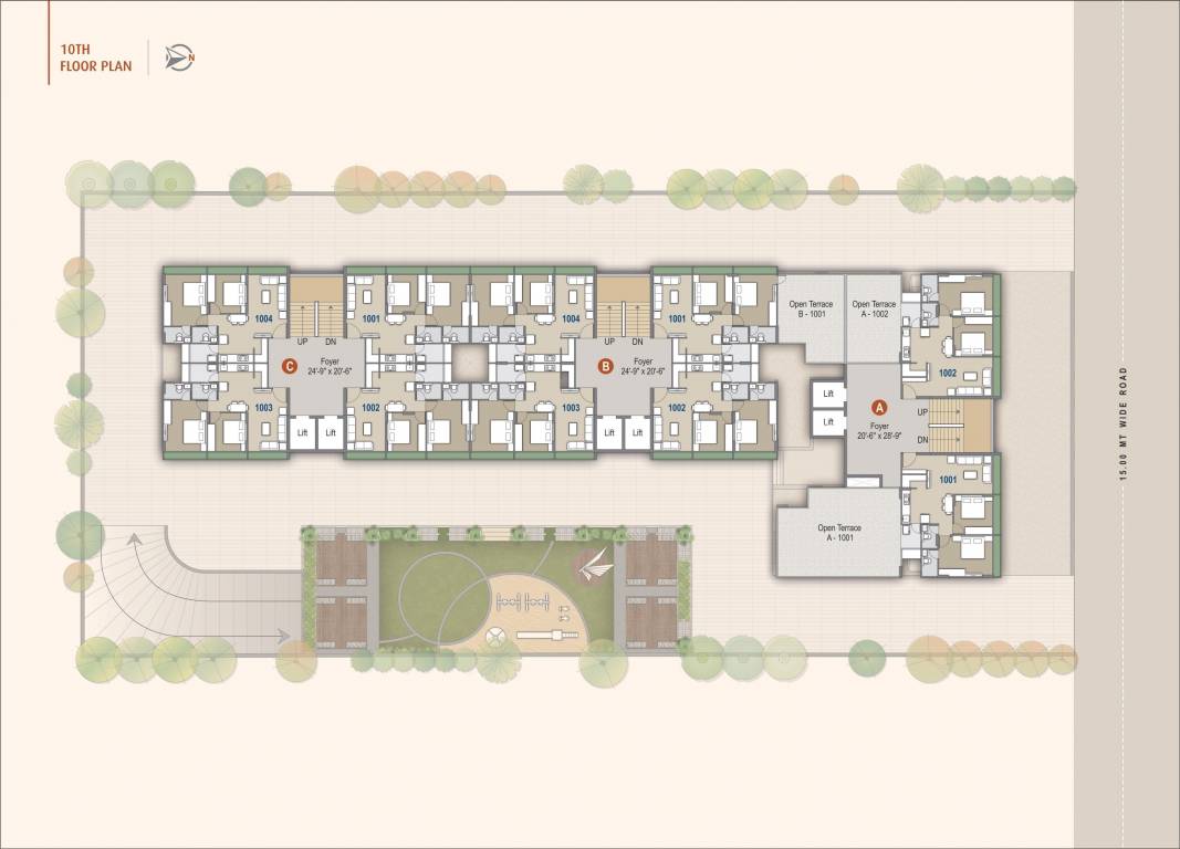  embark Block A Cluster Plan for 10th Floor