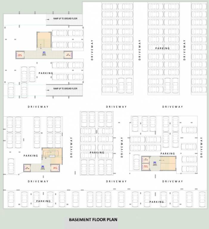  estrella A, B, C Basement Cluster Plan