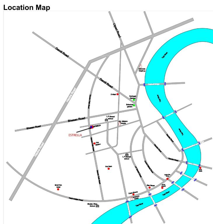  estrella Location Plan