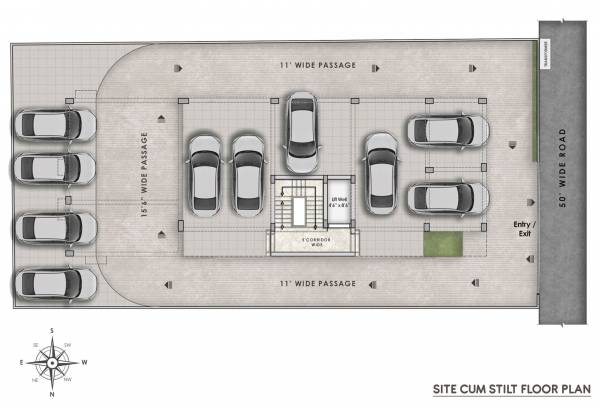  sampurna Sampurna Cluster Plan for ground Floor
