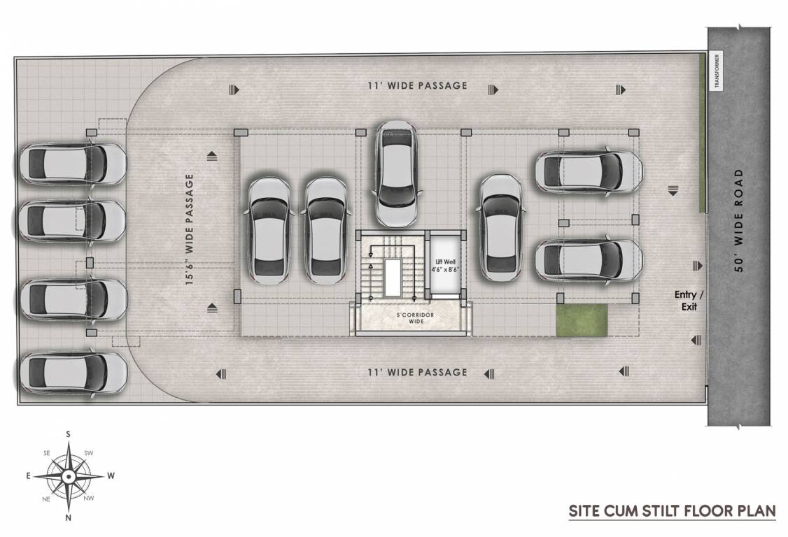  sampurna Sampurna Cluster Plan for ground Floor