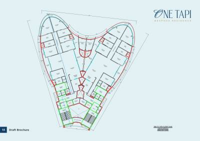 One Tapi Cluster Plan from 2nd to 14th Floor one-tapi One Tapi Cluster Plan from 2nd to 14th Floor