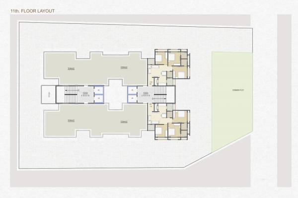  upvan-skyline Block A & B Cluster Plan for 11th Floor