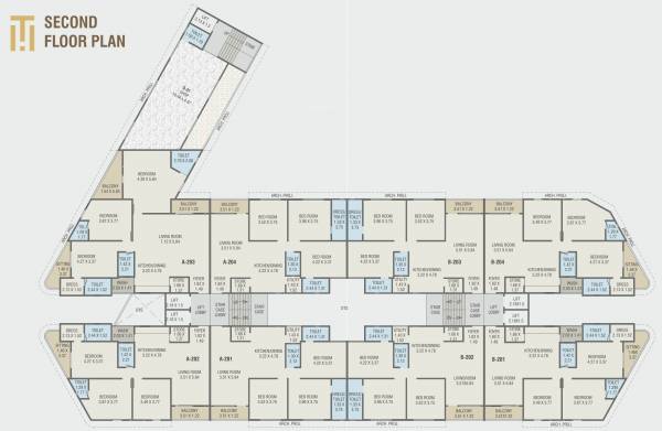  trinity-heights A, B Cluster Plan For 2nd Floor