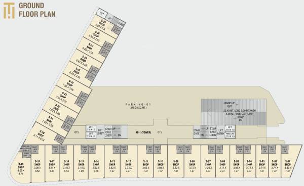  trinity-heights A, B Ground Cluster Plan