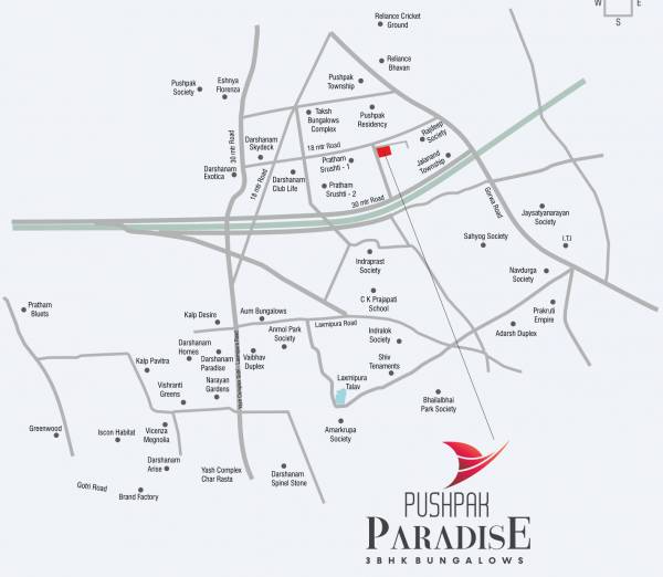 Location Plan pushpak-paradise Location Plan