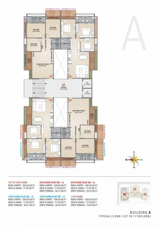  shanti priyam A Typical Cluster Plan