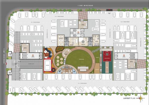 Layout Plan shanti-priyam Layout Plan
